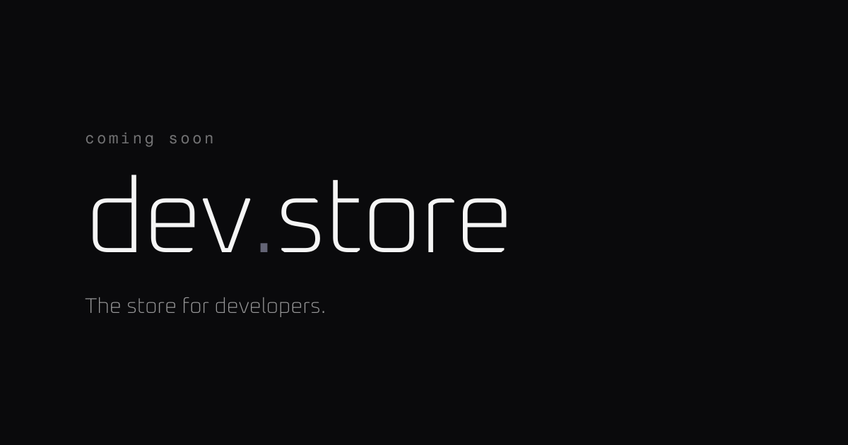 dev.store